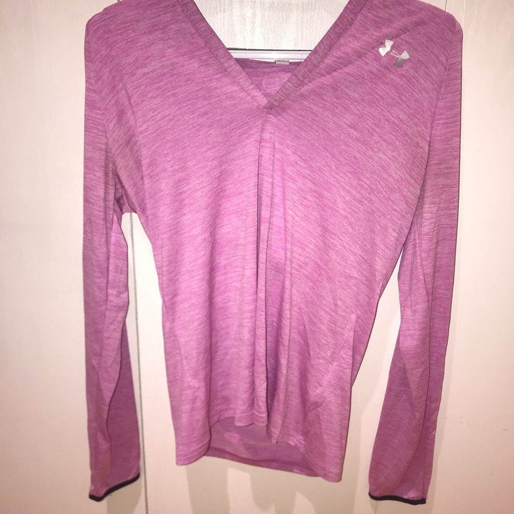 Purple Under Armour shirt with Hood